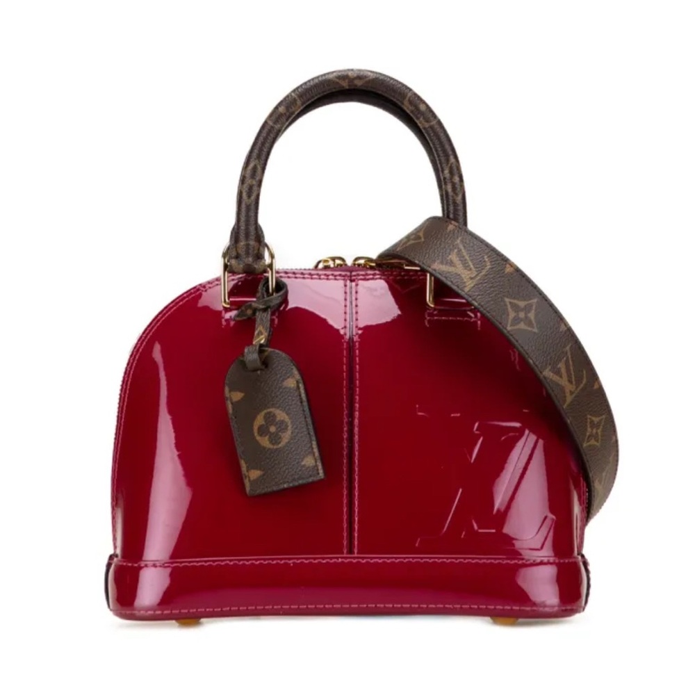 Louis Vuitton 2018 Vernis Miroir Alma BB satchel; Like New! - Picture 7 of 13